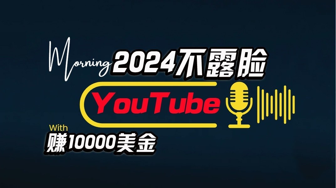 AI做不露脸YouTube赚$10000/月，傻瓜式操作，小白可做，简单粗暴-天孤无涯网
