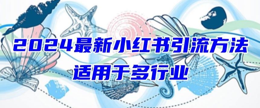 2024最新小红书引流，适用于任何行业，小白也可以轻松的打粉【揭秘】-天孤无涯网