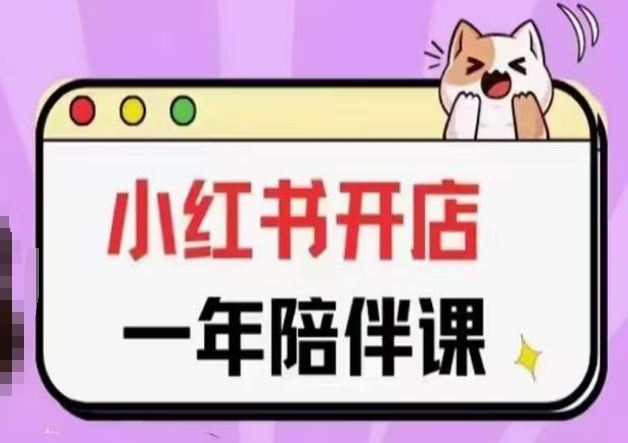 三九小红书开店一年陪伴课(更新)，从0到1玩赚小红书开店-天孤无涯网