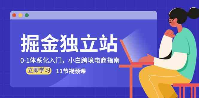 掘金独立站，0-1体系化入门，小白跨境电商指南（11节视频课）-天孤无涯网