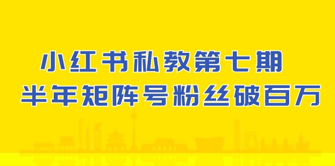 小红书私教第七期，小红书90天涨粉18w，1周涨粉破万 半年矩阵号粉丝破百万-天孤无涯网