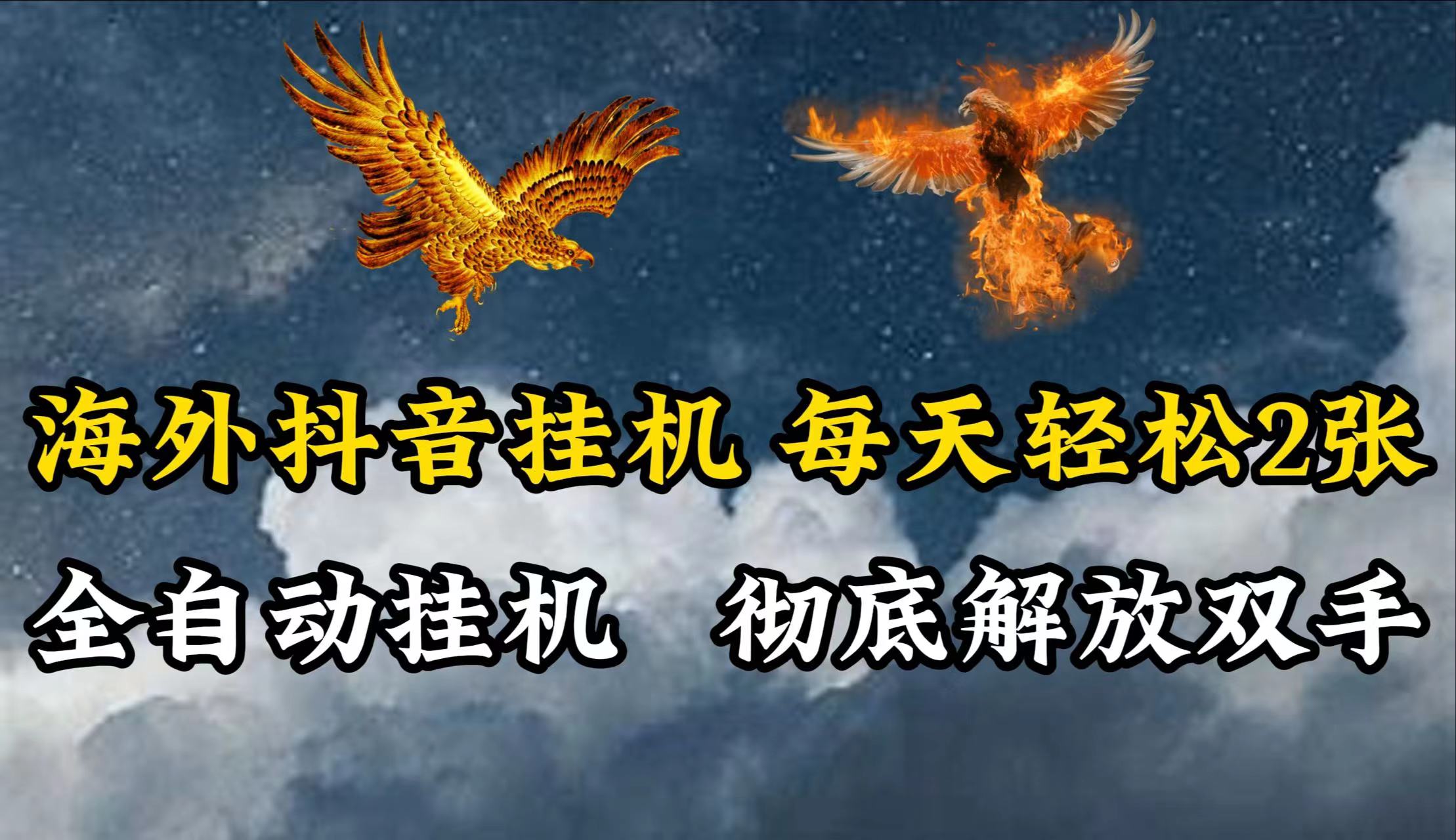 海外抖音挂机，每天轻松2张，全自动挂机，彻底解放双手！-天孤无涯网