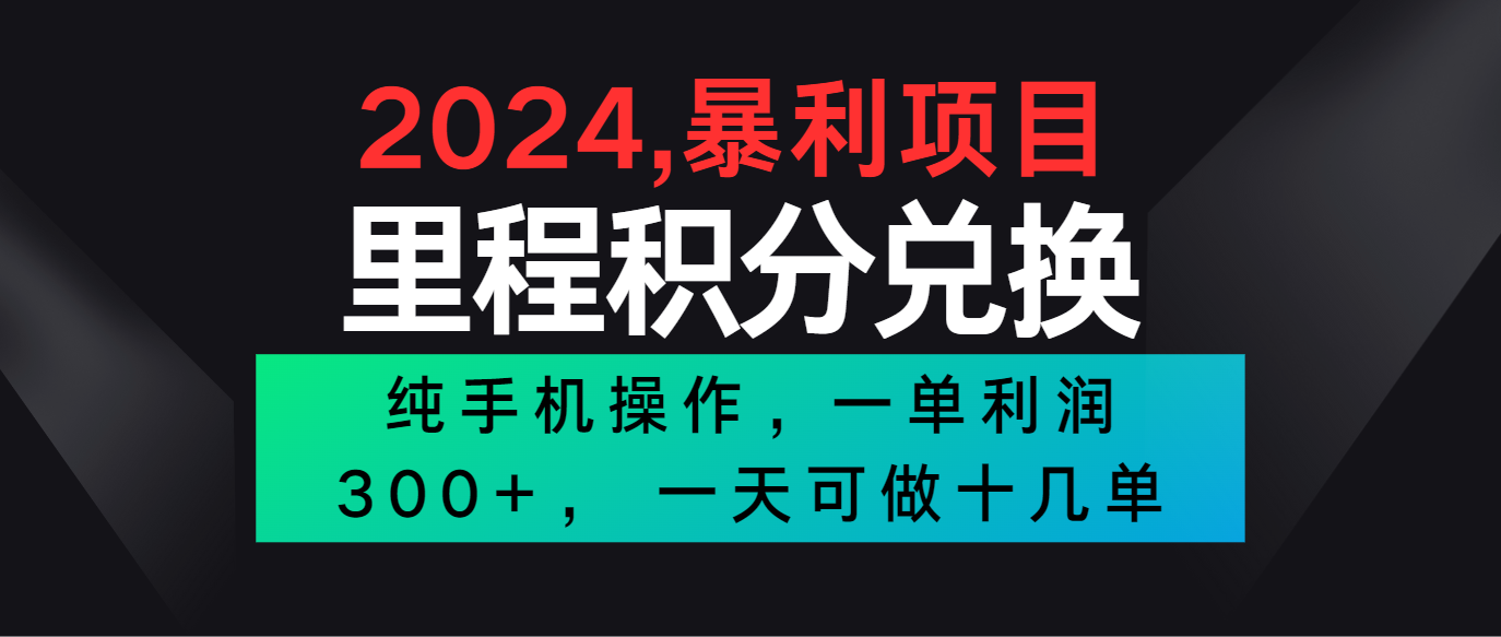 2024最新项目，冷门暴利市场很大，一单利润300+，二十多分钟可操作一单，可批量操作-天孤无涯网