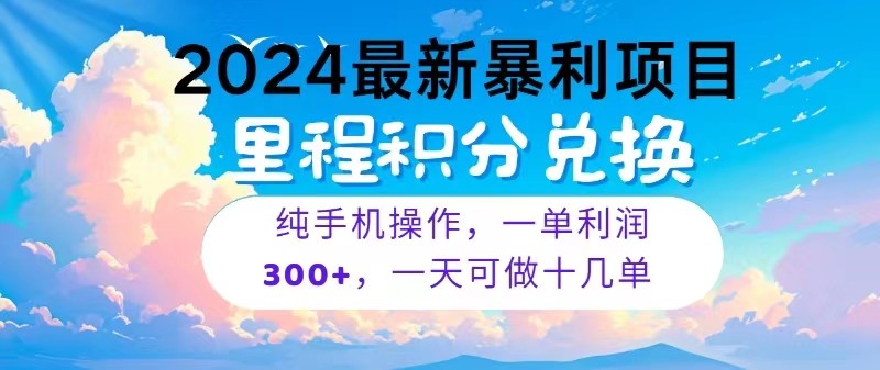 2024最新项目，冷门暴利，一单利润300+，每天可批量操作十几单-天孤无涯网