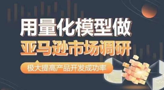 用量化模型做亚马逊市场调研，从数据出发，更高效更准确做判断，极大提高产品开发成功率-天孤无涯网