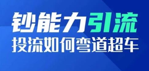 钞能力引流：投流如何弯道超车，投流系数及增长方法，创造爆款短视频-天孤无涯网