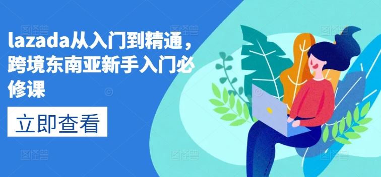 lazada从入门到精通，跨境东南亚新手入门必修课-天孤无涯网