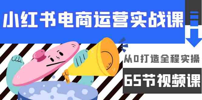 （9724期）小红书电商运营实战课，​从0打造全程实操（65节视频课）-天孤无涯网