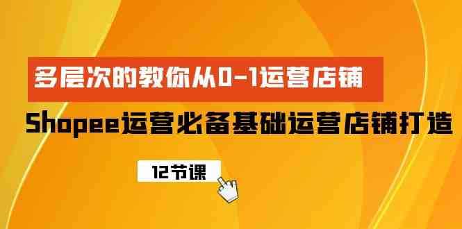 （9993期）Shopee-运营必备基础运营店铺打造，多层次的教你从0-1运营店铺-天孤无涯网