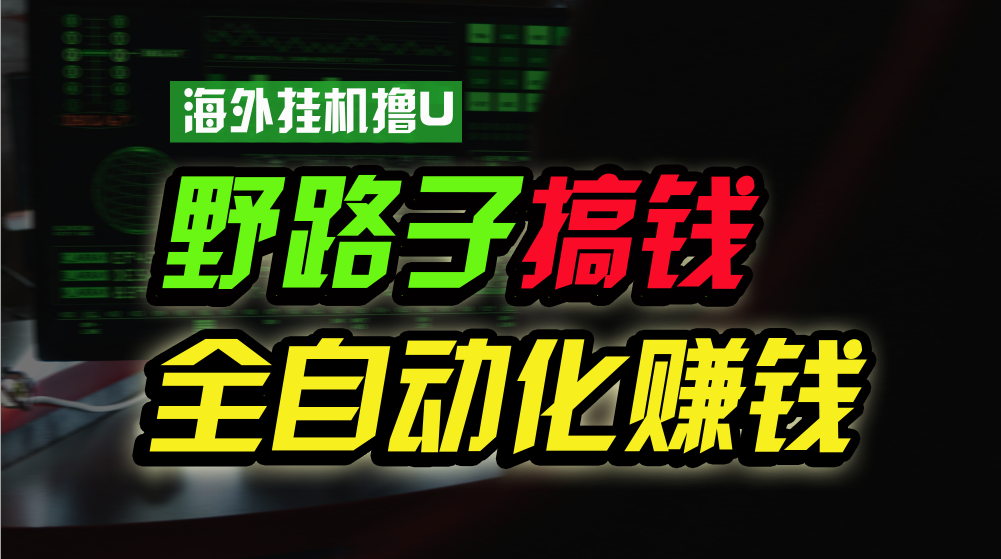 （10366期）海外挂机撸U新平台，日赚8-15美元，全程无人值守，可批量放大，工作室内…-天孤无涯网