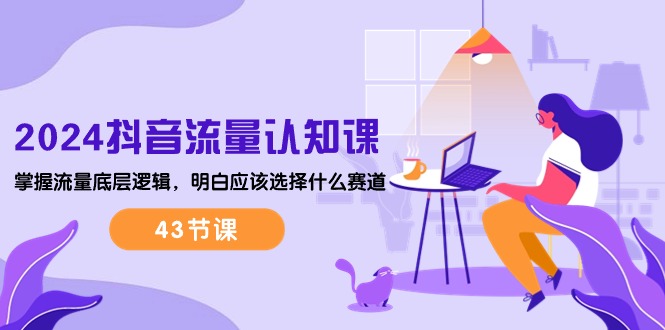 （10713期）2024抖音流量·认知课：掌握流量底层逻辑，明白应该选择什么赛道 (43节课)-天孤无涯网
