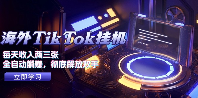 （10994期）海外TikTok挂机，每天收入两三张，全自动躺赚，彻底 解放双手！-天孤无涯网