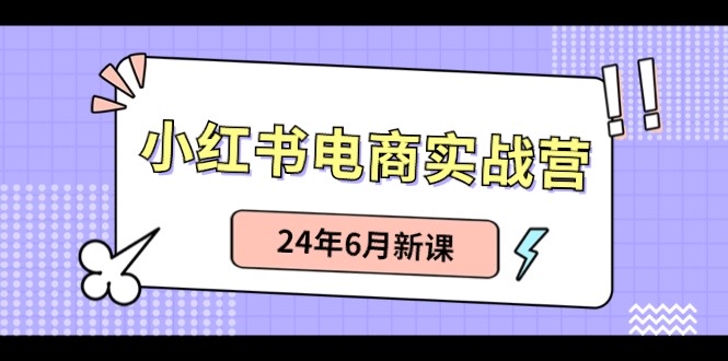 （10984期）小红书电商实战营：小红书笔记带货和无人直播，24年6月新课-天孤无涯网