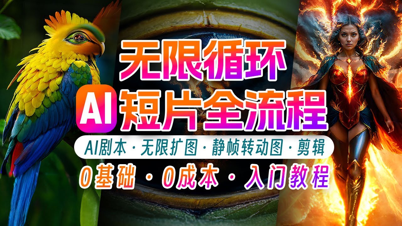 AI剪辑无限循环画面：新手轻松月入上万-天孤无涯网