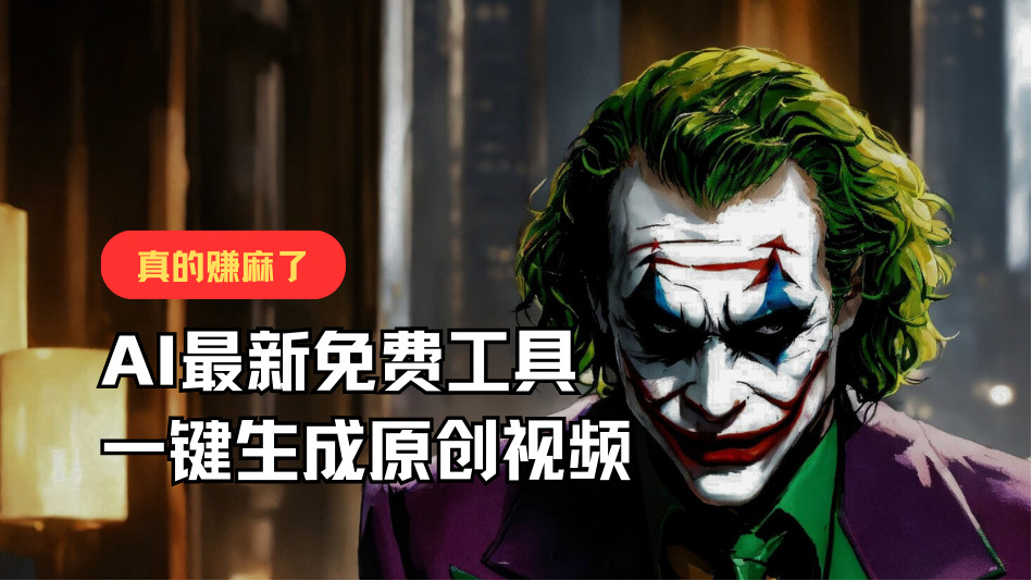 最新免费AI工具，一键生成原创视频，佛系搬运，轻松月入10000+！-天孤无涯网