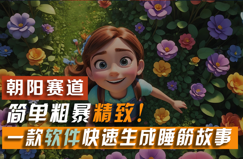 （11405期）利用一款软件5分钟一条爆款睡筋故事，简单粗暴精致！小白月入2w+-天孤无涯网