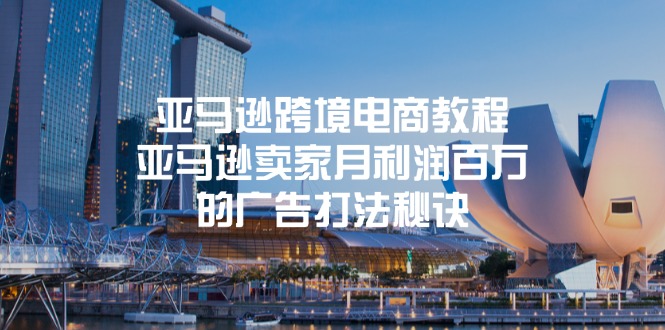 （11453期）亚马逊跨境电商教程：亚马逊卖家月利润百万的广告打法秘诀-天孤无涯网