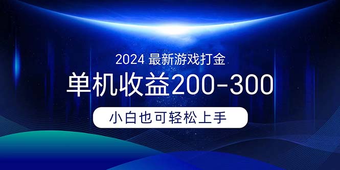 （11542期）2024最新游戏打金单机收益200-300-天孤无涯网