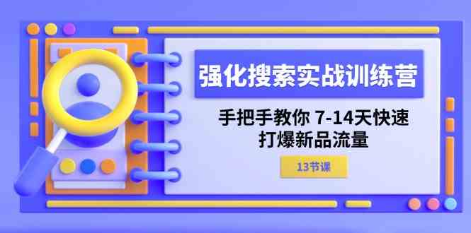 强化搜索实战训练营，手把手教你7-14天快速打爆新品流量（13节课）-天孤无涯网
