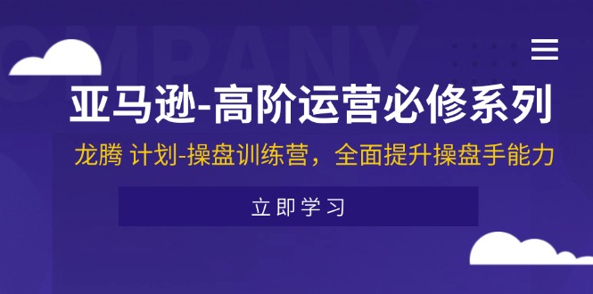 （11625期）亚马逊-高阶运营必修系列，龙腾 计划-操盘训练营，全面提升操盘手能力-天孤无涯网