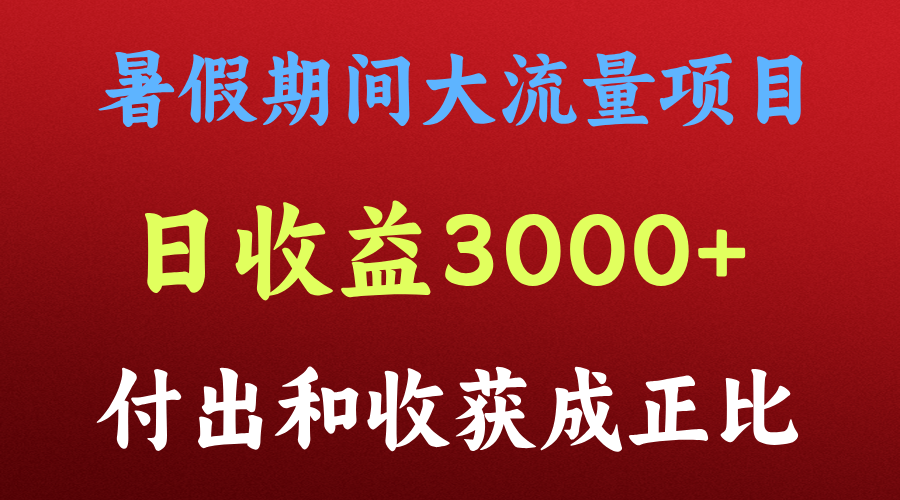 一天收益3000+，暑假期间， 这个项目才是真火-天孤无涯网
