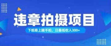（11698期）随手拍也能赚钱？对的日入300+-天孤无涯网