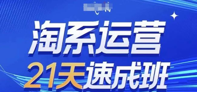 淘系运营21天速成班(更新24年7月)，0基础轻松搞定淘系运营，不做假把式-天孤无涯网