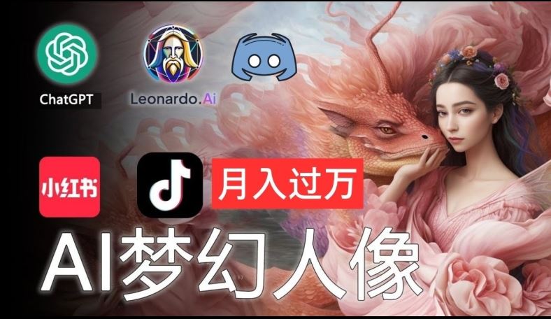 AI摄影梦幻人像：零基础也能月入过万的秘密【揭秘】-天孤无涯网