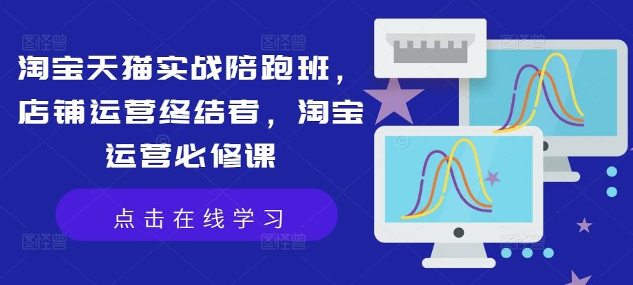 淘宝天猫实战陪跑班，店铺运营终结者，淘宝运营必修课-天孤无涯网