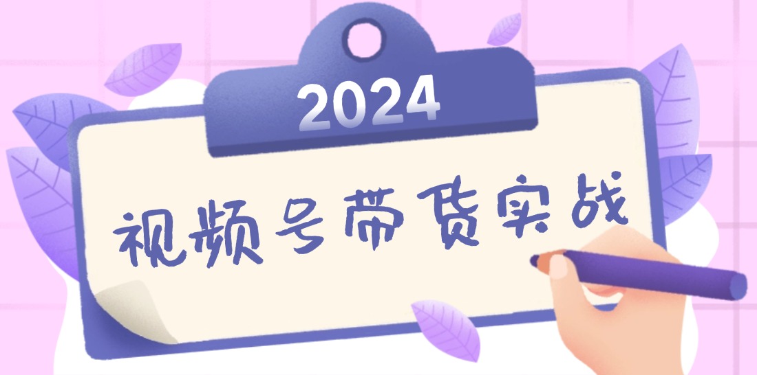 （12612期）2024视频号最新带货实战课：无人直播/书单号卖货/个人IP口播 (附资料素材)-天孤无涯网