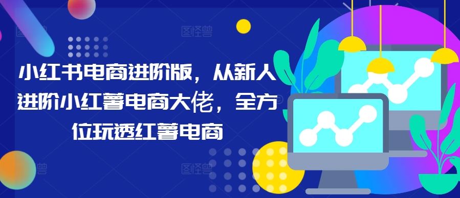 小红书电商进阶版，从新人进阶小红薯电商大佬，全方位玩透红薯电商-天孤无涯网