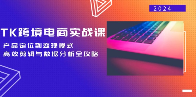 （12783期）TK跨境电商实战课：产品定位到变现模式，高效剪辑与数据分析全攻略-天孤无涯网