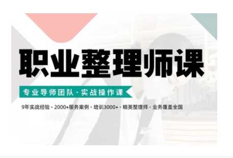 职业整理师培训(新版)，实战操作课-天孤无涯网