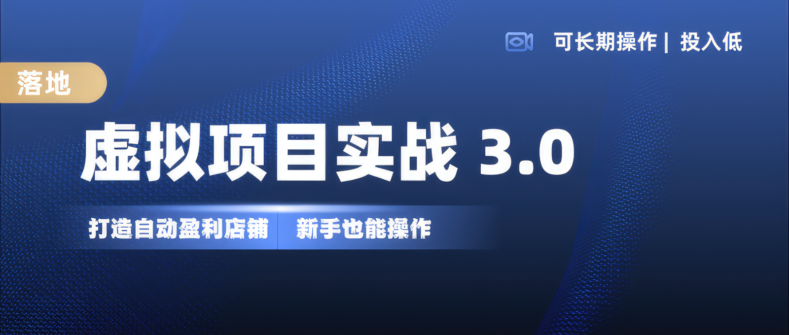 虚拟项目实操落地 3.0,新手轻松上手，单品月入1W+-天孤无涯网