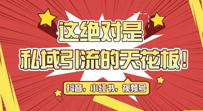 最新首发全平台引流玩法，公域引流私域玩法，轻松获客500+，附引流脚本，克隆截流自热玩法【揭秘】-天孤无涯网