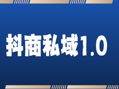 抖商服务私域1.0，抖音引流获客详细教学-天孤无涯网