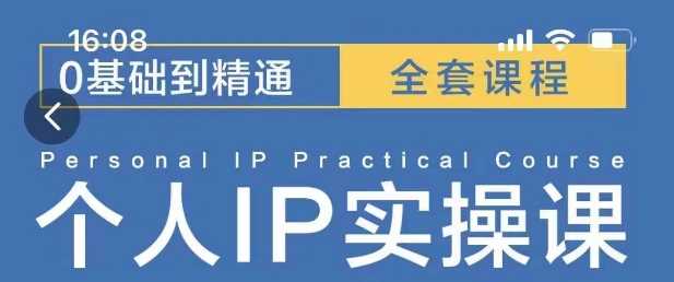 操盘手思维、个人IP、MCN孵化打造千万粉丝IP的运营方法论-天孤无涯网