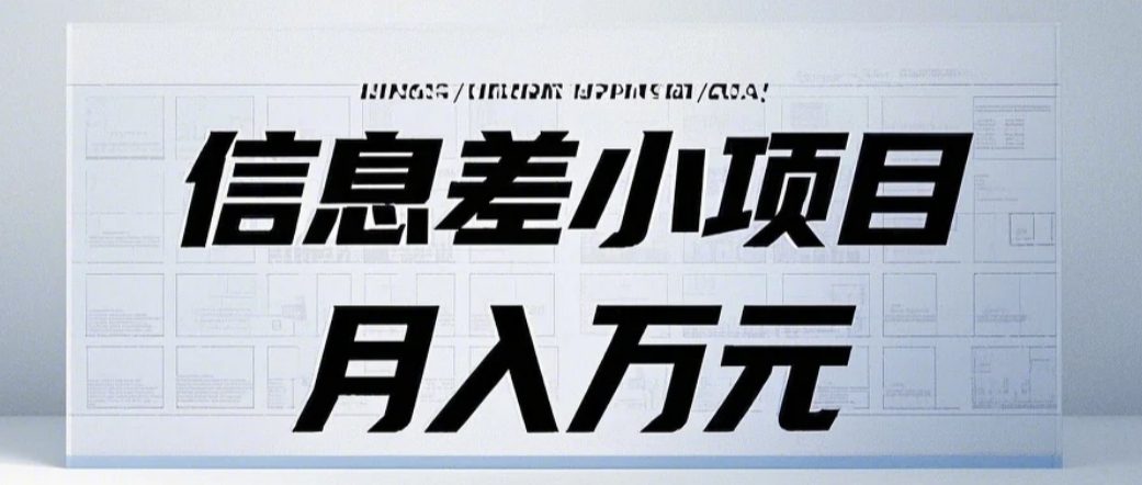 信息差小项目：国内外视频代下载，项目操作简单零成本零门槛月入过万-天孤无涯网