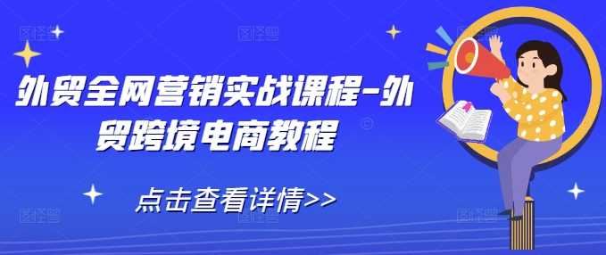 外贸全网营销实战课程-外贸跨境电商教程-天孤无涯网