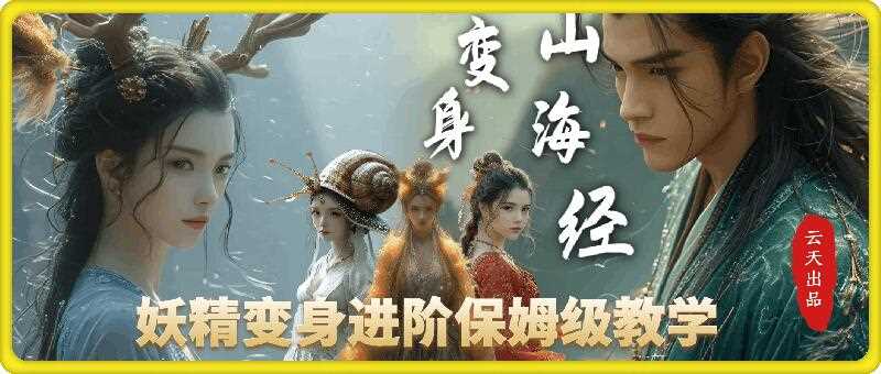 云天AI山海经变身视频教程，妖精变身进阶保姆级教学-天孤无涯网