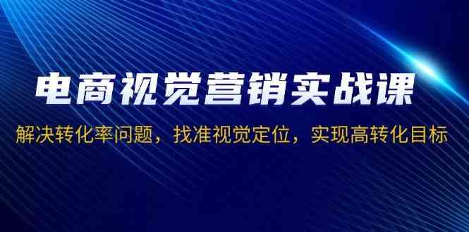 电商视觉营销实战课，解决转化率问题，找准视觉定位，实现高转化目标-天孤无涯网