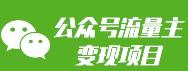 公众号流量主变现项目：每天2小时，普通人每月多挣三五千-天孤无涯网