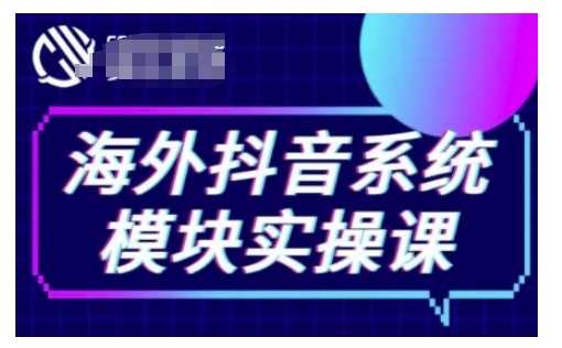 海外抖音Tiktok系统模块实操课，TK短视频带货，TK直播带货，TK小店端实操等-天孤无涯网