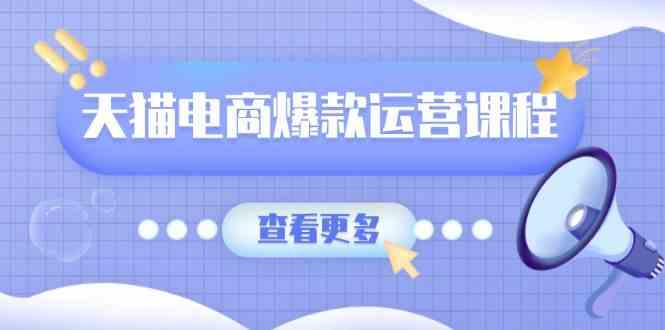 天猫电商爆款运营课程，爆款卖点提炼与流量实操，多套模型全面学习-天孤无涯网