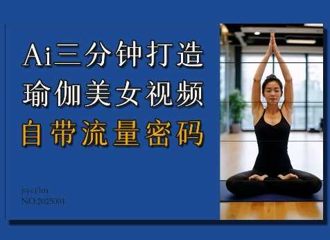 Ai3分钟打造瑜伽美女视频，自带流量密码-天孤无涯网