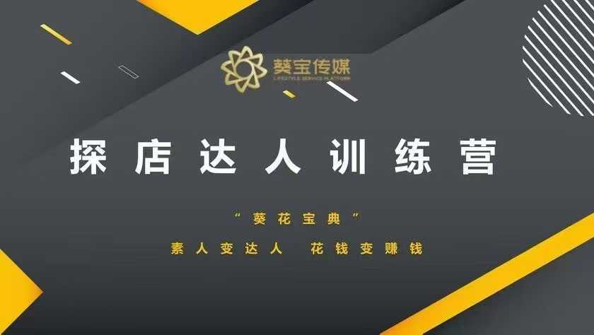 探店达人训练营，素人变达人，花钱变赚钱-天孤无涯网