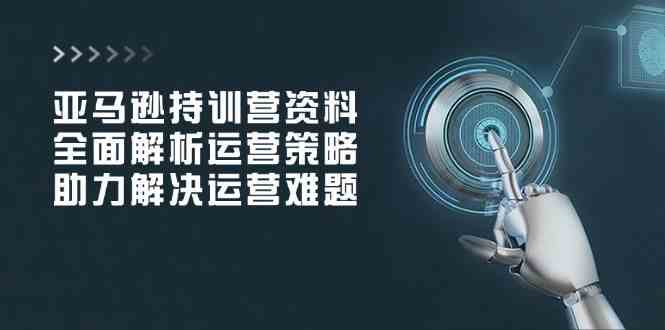 亚马逊持训营资料，全面解析运营策略，助力解决运营难题-天孤无涯网