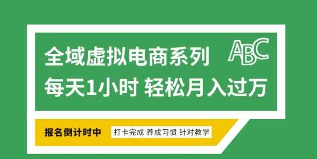 全域虚拟电商变现系列，通过平台出售虚拟电商产品从而获利-天孤无涯网