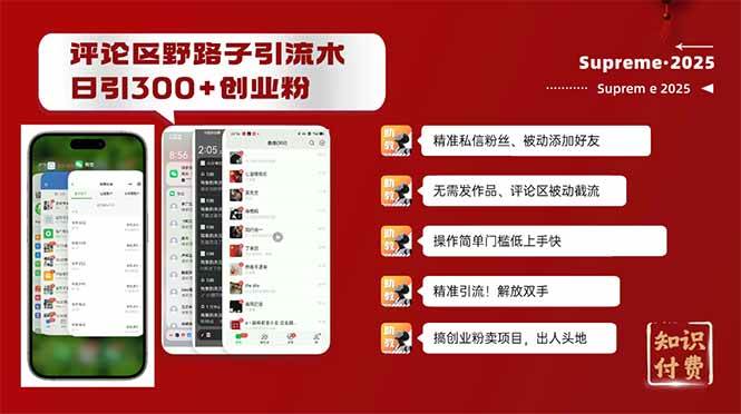 （14139期）评论区野路子截流创业粉新方法，日被动加300+创业粉，精准引流被动添加…-天孤无涯网
