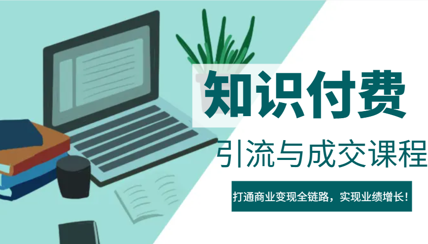 IP合伙人知识付费虚拟项目，引流与成交课程，打通商业变现全链路，实现业绩增长！-天孤无涯网